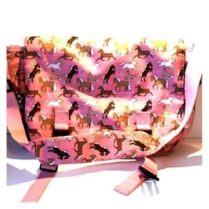 Wildkin horse laptop bookbag tote